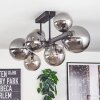 Chehalis ceiling light, globe light Smoke-coloured, 8-light sources