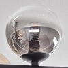 Chehalis ceiling light, globe light Amber, clear, Smoke-coloured, 8-light sources