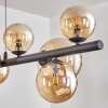 Chehalis globe light, pendant light Amber, 10-light sources