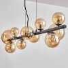 Chehalis globe light, pendant light Amber, 10-light sources