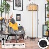 Ramila floor lamp Ecru, black, 1-light source