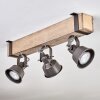 Pehefito ceiling light, ceiling spotlight grey, Ecru, 3-light sources