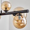 Chehalis hanging light, globe light, pendant light Amber, 8-light sources