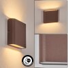 Gamas outdoor wall light, bathroom light, Up & Down Light, wall light rust-coloured, 1-light source