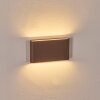 Gamas outdoor wall light, bathroom light, Up & Down Light, wall light LED rust-coloured, 1-light source