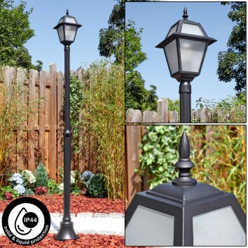 Fornelos outdoor light, lamp post, path light black, 1-light source