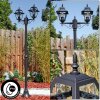 Fornelos outdoor light, lamp post, path light black, 2-light sources