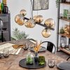 Chehalis hanging light, globe light, pendant light Amber, 10-light sources