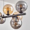 Gastor hanging light, globe light, pendant light Amber, Smoke-coloured, 10-light sources