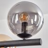 Gastor hanging light, globe light, pendant light Amber, Smoke-coloured, 10-light sources