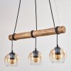 Koyoto hanging light, globe light, pendant light Ecru, black, 3-light sources