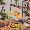 Basto hanging light, globe light, pendant light Ecru, black, 3-light sources