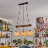 Basto hanging light, globe light, pendant light Ecru, black, 3-light sources