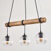 Koyoto hanging light, globe light, pendant light Ecru, black, 3-light sources