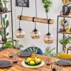 Koyoto hanging light, globe light, pendant light Ecru, black, 3-light sources