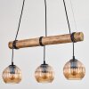 Koyoto hanging light, globe light, pendant light Ecru, black, 3-light sources