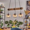 Koyoto hanging light, globe light, pendant light Ecru, black, 3-light sources