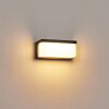 Rifbjerg outdoor wall light, wall light, wall spotlight LED black, 1-light source