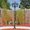 Fornelos outdoor light, lamp post, path light black, 3-light sources