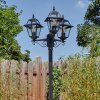 Fornelos outdoor light, lamp post, path light black, 3-light sources