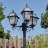 Fornelos outdoor light, lamp post, path light black, 3-light sources