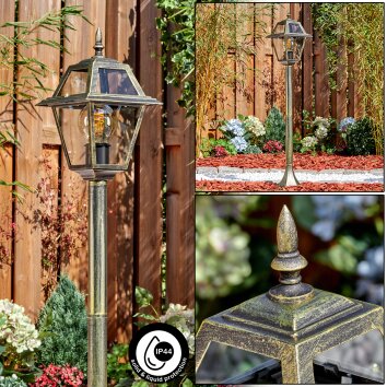 Fornelos outdoor light, path light gold, black, 1-light source