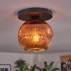 Ripoll ceiling light, globe light coppery, 1-light source