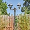 Fornelos outdoor light, lamp post, path light gold, black, 2-light sources