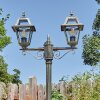 Fornelos outdoor light, lamp post, path light gold, black, 2-light sources