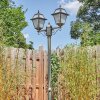 Fornelos outdoor light, lamp post, path light gold, black, 2-light sources