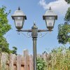 Fornelos outdoor light, lamp post, path light gold, black, 2-light sources