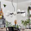 Chehalis hanging light, globe light, pendant light white, 8-light sources