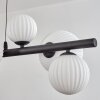 Chehalis hanging light, globe light, pendant light white, 8-light sources