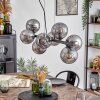 Gastor hanging light, globe light, pendant light Smoke-coloured, 8-light sources