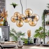 Gastor hanging light, globe light, pendant light Amber, 8-light sources