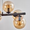 Gastor hanging light, globe light, pendant light Amber, 8-light sources