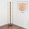 Cavaca floor lamp Ecru, black, 1-light source