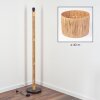 Granja floor lamp Ecru, black, 1-light source