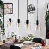 Hasvik hanging light, pendant light clear, 4-light sources