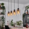 Hasvik hanging light, pendant light Amber, clear, 4-light sources