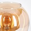 Koyoto globe light, desk lamp, table lamp Amber, 1-light source