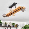 Chehalis ceiling light, globe light Ecru, black, 4-light sources