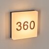 Sneslev outdoor wall light, House-Number Light, wall light black, 1-light source