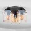 Vireda ceiling light black, 3-light sources