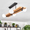 Chehalis ceiling light, globe light Ecru, black, 4-light sources