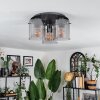 Vireda ceiling light anthracite, 3-light sources