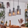 Vireda hanging light, pendant light anthracite, 3-light sources