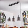 Vireda hanging light, pendant light anthracite, 3-light sources