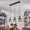 Vireda hanging light, pendant light anthracite, 3-light sources