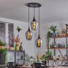 Lutarp hanging light, pendant light black, 3-light sources